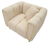 POLTRONA ALMA CREMA C/CUSCINO CM 97X81X71