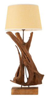 LAMPADA TEAK DA TAVOLO CM Ø 35X80