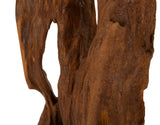 SCULTURA AKAR IN TEAK RICICLATO CM 18X13X55 (PEZZI UNICI - NON RIP. IN SERIE)