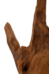 SCULTURA AKAR IN TEAK RIC, CM 20X11X34 MIN 2 (PEZZI UNICI - NON RIP. IN SERIE)