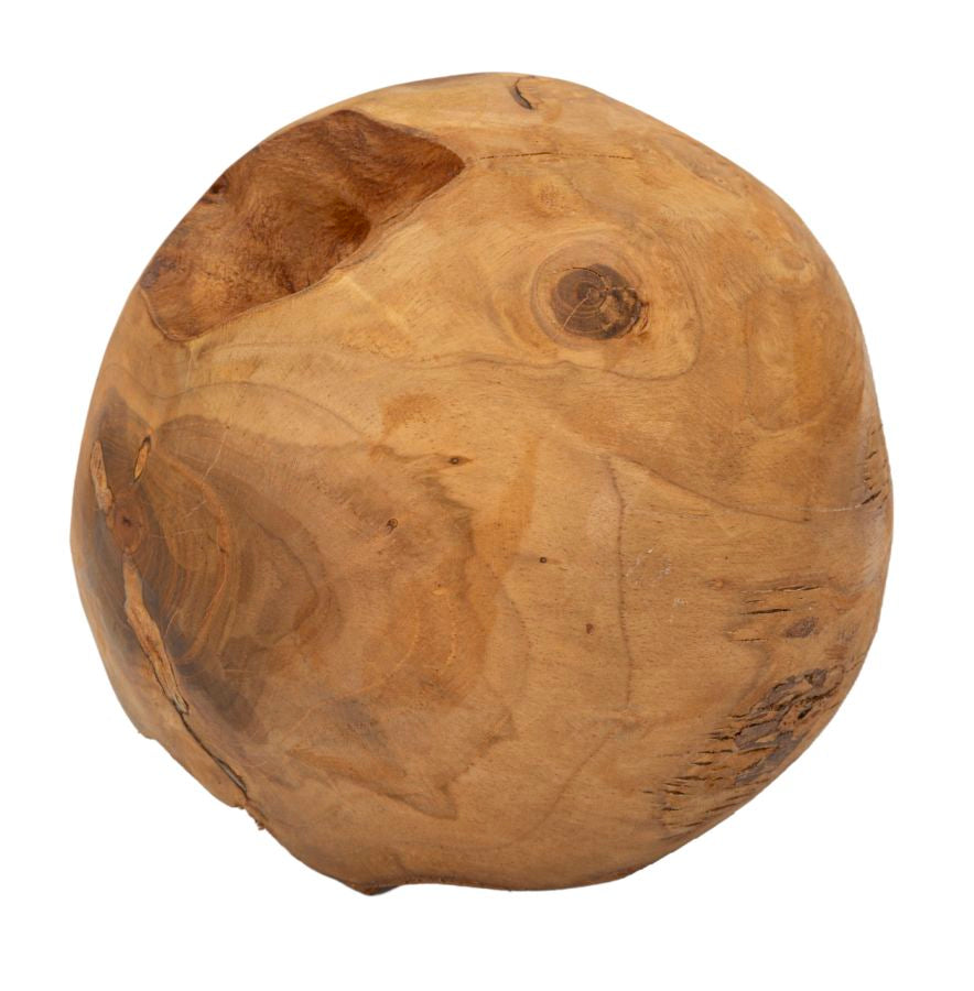 SFERA IN TEAK RICICLATO CM Ø 20 (PEZZI UNICI - NON RIP. IN SERIE)