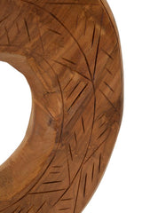 SCULTURA DORAT IN TEAK RICICLATO CM 28X10X38 (PEZZI UNICI - NON RIP. IN SERIE)