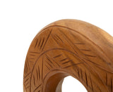 SCULTURA DORAT IN TEAK RIC. CM 20X10X28 (PEZZI UNICI - NON RIP. IN SERIE)