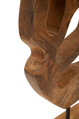 SCULTURA LUBANG IN TEAK RICICLATO CM 25X10X38 (PEZZI UNICI - NON RIP. IN SERIE)