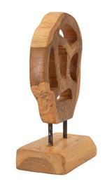 SCULTURA LUBANG IN TEAK RICICLATO CM 18X10X27 (PEZZI UNICI - NON RIP. IN SERIE)