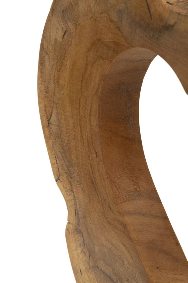 SCULTURA HASI IN TEAK RICICLATO CM 28X10X38 (PEZZI UNICI - NON RIP. IN SERIE)