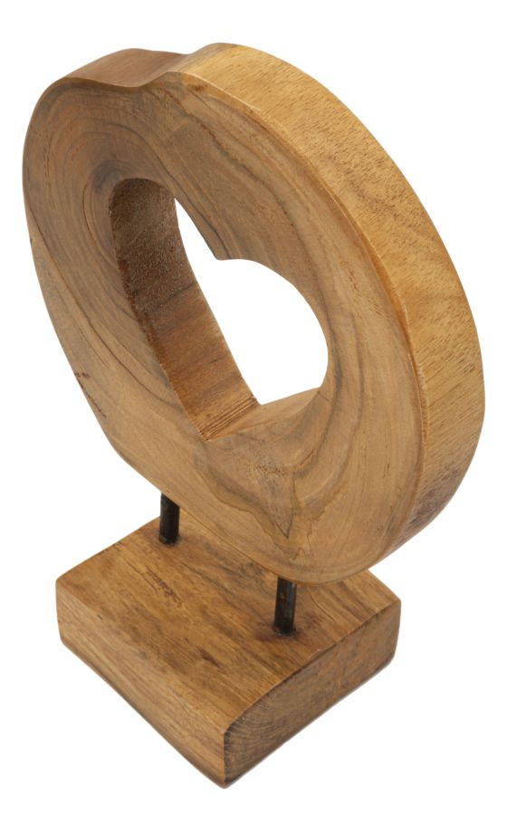 SCULTURA HASI IN TEAK RIC. CM 20X10X28  (PEZZI UNICI - NON RIP. IN SERIE)