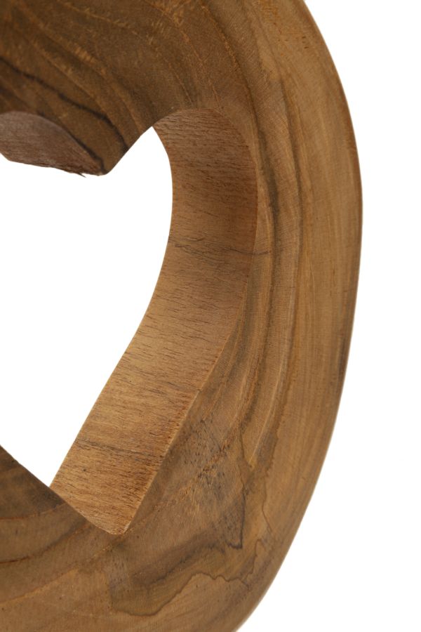 SCULTURA HASI IN TEAK RIC. CM 20X10X28  (PEZZI UNICI - NON RIP. IN SERIE)