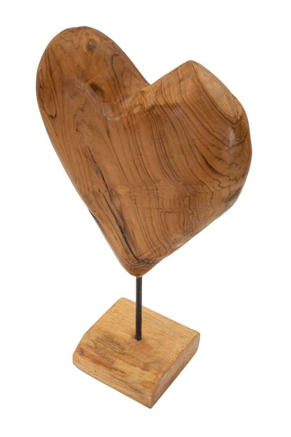 SCULTURA DOBU IN TEAK RICICLATO CM 25X12X45 (PEZZI UNICI - NON RIP. IN SERIE)