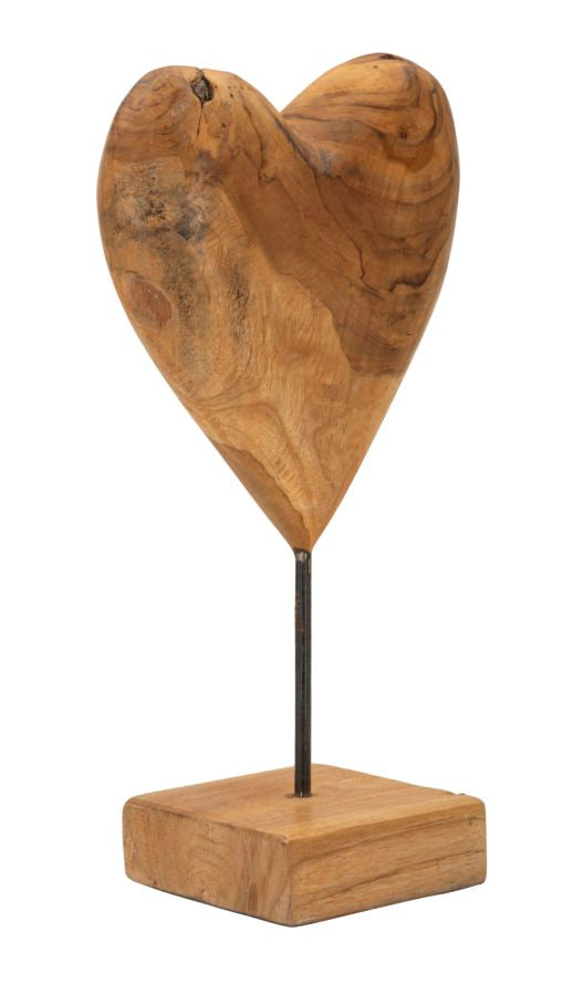 SCULTURA DOBU IN TEAK RICICLATO CM 20X12X37 (PEZZI UNICI - NON RIP. IN SERIE)