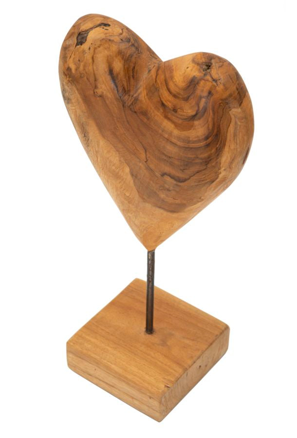 SCULTURA DOBU IN TEAK RICICLATO CM 20X12X37 (PEZZI UNICI - NON RIP. IN SERIE)