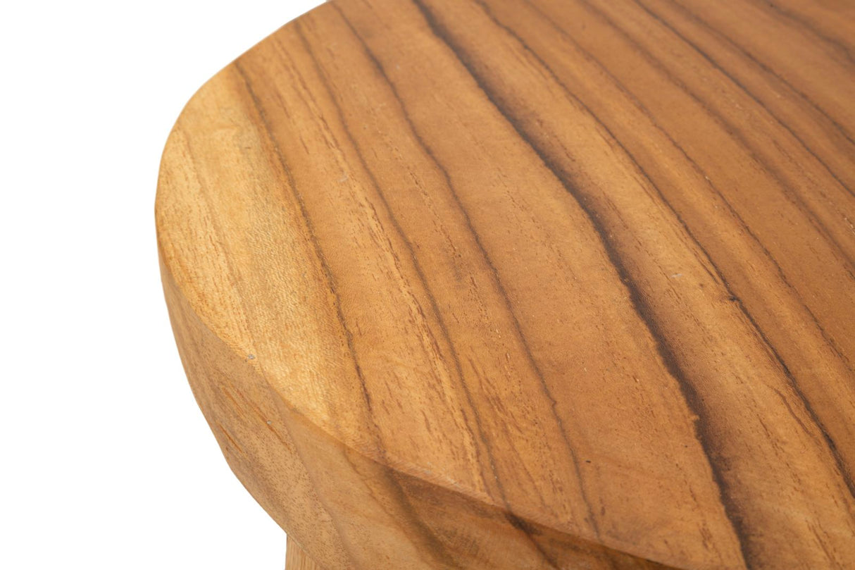 SGABELLO BULAT IN TEAK RICICLATO CM Ø 40X55 (PEZZI UNICI - NON RIP. IN SERIE)
