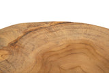 SGABELLO KURSI IN TEAK RICICLATO CM Ø 35X45 (PEZZI UNICI - NON RIP. IN SERIE)