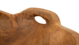 S/TASCHE WAHAN IN TEAK RICICLATO CM  42X36X7 (PEZZI UNICI - NON RIP. IN SERIE)