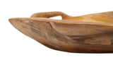 S/TASCHE WAHAN IN TEAK RICICLATO CM  42X36X7 (PEZZI UNICI - NON RIP. IN SERIE)