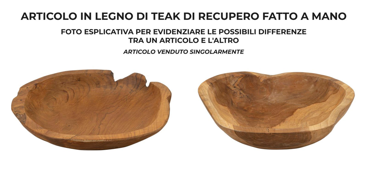 S/TASCHE TIPISAN IN TEAK RIC. CM 43X38X7 (PEZZI UNICI - NON RIP. IN SERIE)