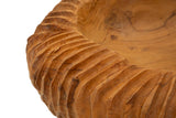 S/TASCHE GARIT IN TEAK RICICLATO CM Ø 32X11 (PEZZI UNICI - NON RIP. IN SERIE)