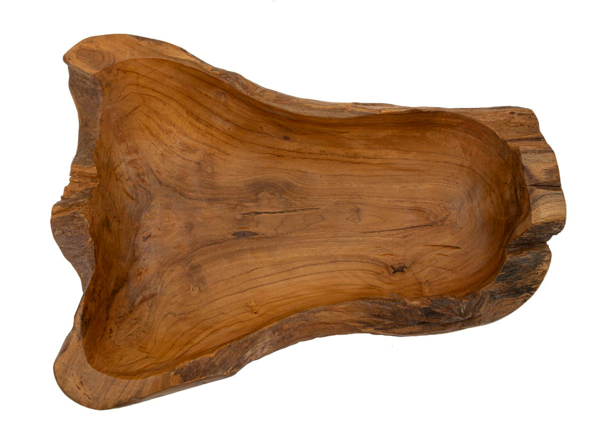 S/TASCHE NARRO IN TEAK RICICLATO CM 29X40X10 (PEZZI UNICI - NON RIP. IN SERIE)