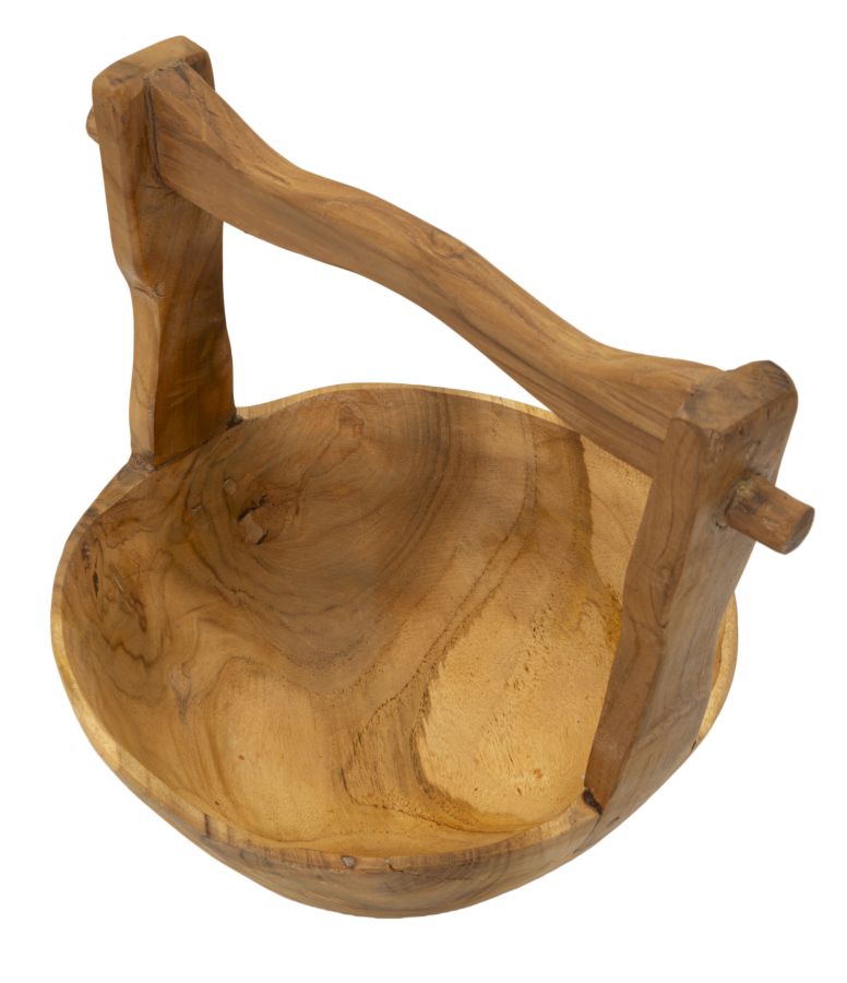 S/TASCHE TIMBO IN TEAK RICICLATO CM 32X25X27 (PEZZI UNICI - NON RIP. IN SERIE)