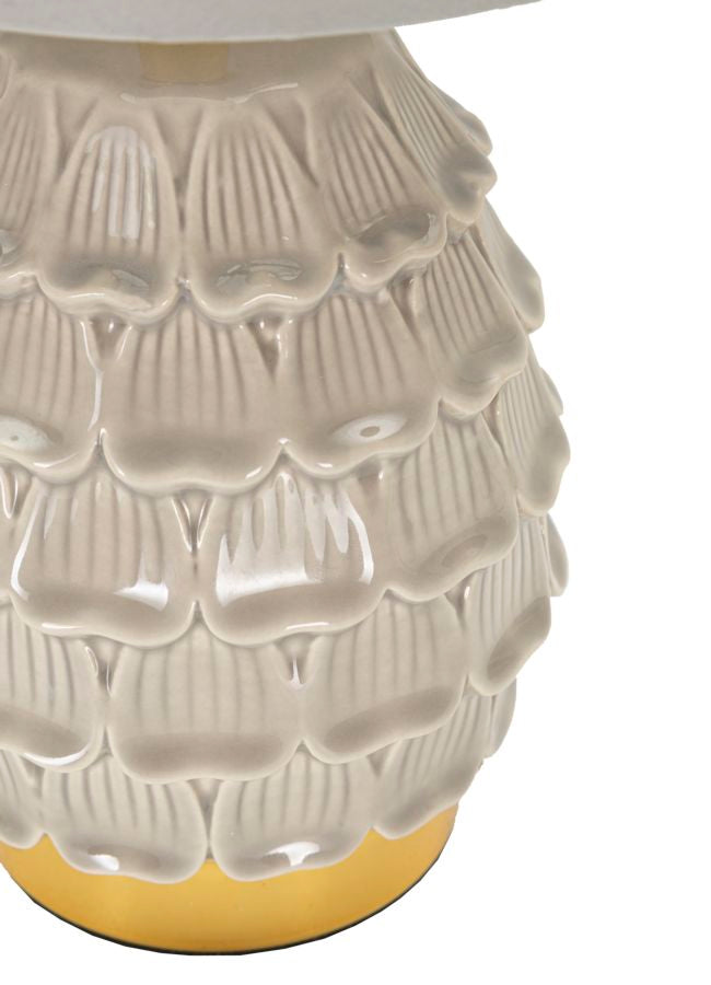 LAMPADA DA COMODINO PIGNY GRIGIA CM Ø 15X30,5