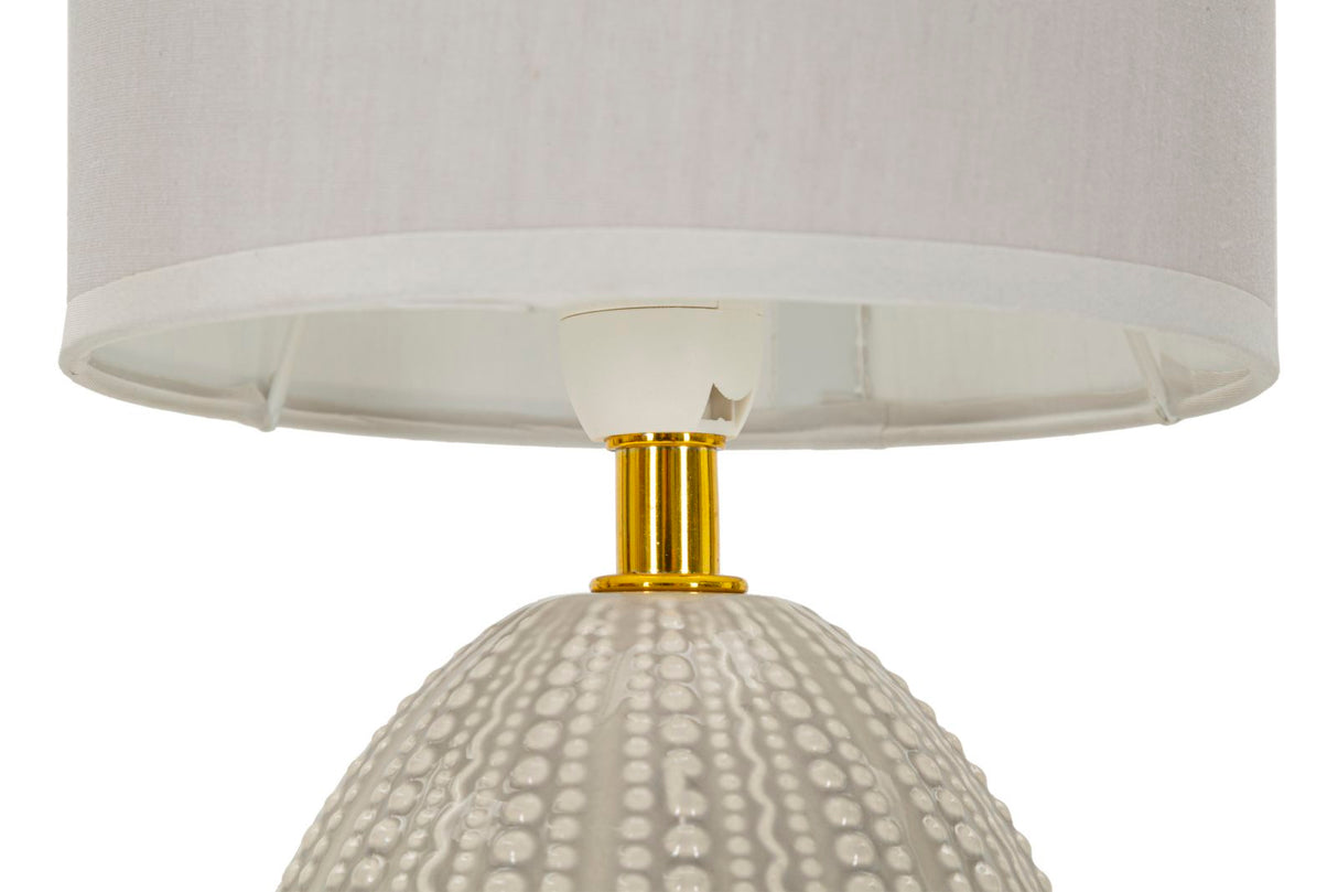 LAMPADA DA COMODINO FLAVI GRIGIA CM Ø 15X30,5