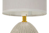 LAMPADA DA COMODINO FLAVI GRIGIA CM Ø 15X30,5