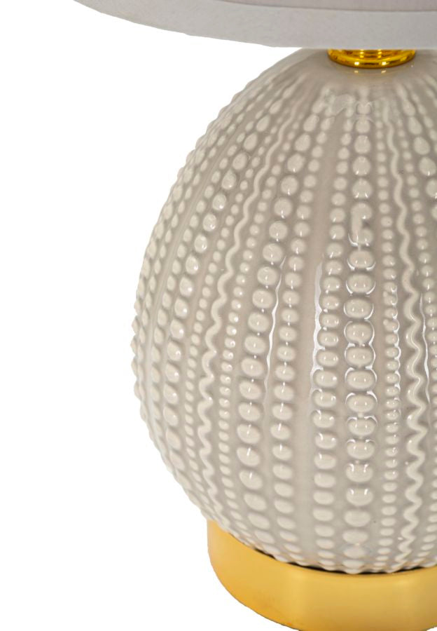 LAMPADA DA COMODINO FLAVI GRIGIA CM Ø 15X30,5