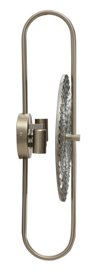 LAMPADA DA MURO SILVERY CM 28X15X54