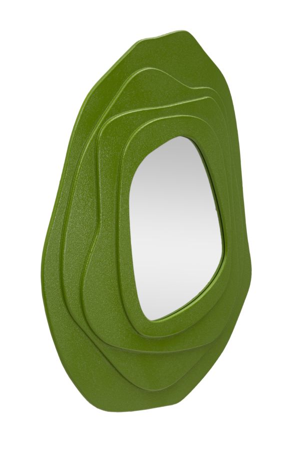 SPECCHIO DA MURO DALIA VERDE CM 90X4X97