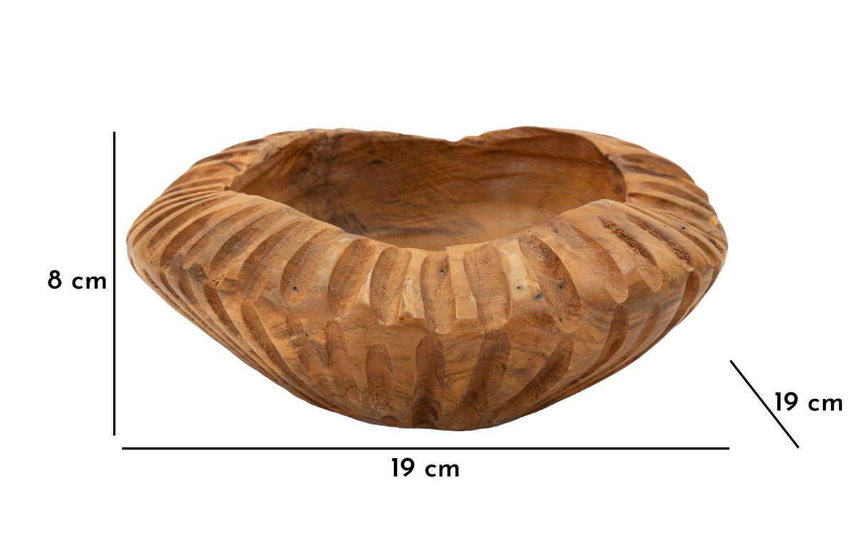 S/TASCHE GERIS IN TEAK RIC. CM Ø 19X8 (PEZZI UNICI - NON RIP. IN SERIE)