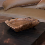 S/TASCHE KUTAK IN TEAK RIC.CM 25X19X7  (PEZZI UNICI - NON RIP. IN SERIE)