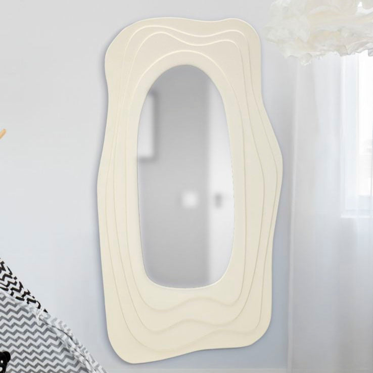 SPECCHIO DA MURO DAFNE BIANCO CM 90X4X165