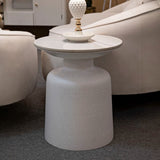 TAVOLINETTO WHITE FUSH CM Ø 40X47