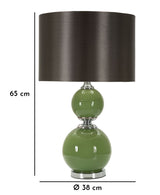 LAMPADA DA TAVOLO EVA TWO CM Ø 38X65