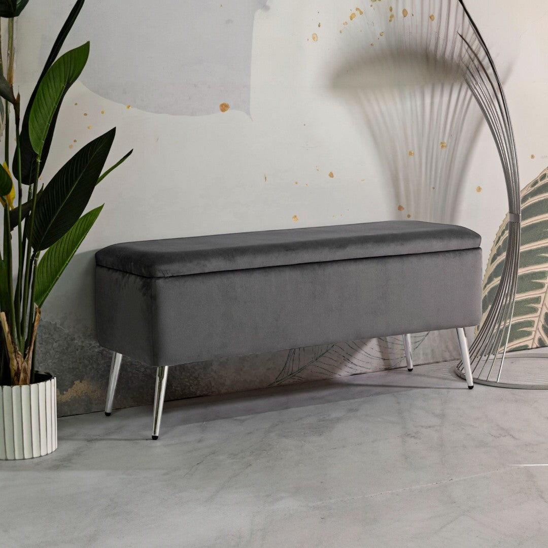 PANCA C/CONTENITORE SILVERY - FERRETTI
