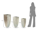 P/VASI TRIS ARGY CM Ø 38,1X90,8-30,5X75,6-24,8X62,2
