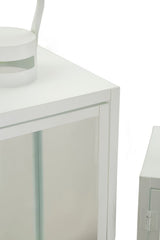 LANTERNE WHITE SET 3 PZ CM 22X22X66-18X18X49,5-14X14X39