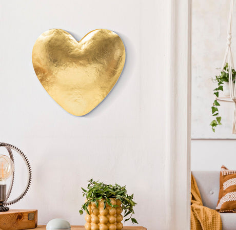 LAMPADA DA MURO GOLDY HEART CM 25