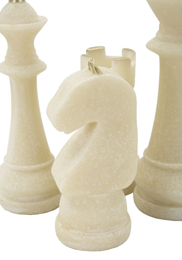 SCACCHI QUARZY SET 8 PZ ASSORTITI CM Ø 4,4X9,2-4,3X13,3-5X16-X4,5X10,3