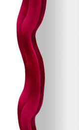 SPECCHIO DA MURO EMILY VELLUTO FUXIA - FERRETTI