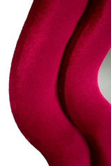 SPECCHIO DA MURO EMILY VELLUTO FUXIA - FERRETTI