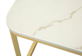 TAVOLI DA CAFFE' BEAUTY COPPIA CM 70X70X48-50X50X43,5