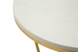 TAVOLINETTO HEART ORO CM Ø 40X45,5