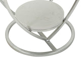 TAVOLINETTO HEART ARGENTO CM Ø 40X45,5