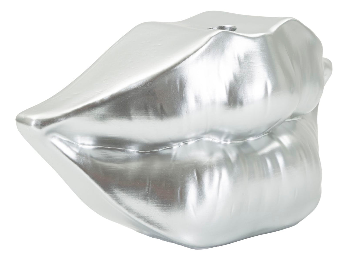 VASO MOUTH LIP SILVER CM 23X8X12