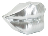 VASO MOUTH LIP SILVER CM 23X8X12