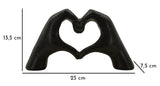 SCULTURA LOVER BLACK CM 25X7,5X13,5