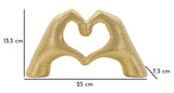 SCULTURA LOVER GOLD CM 25X7,5X13,5