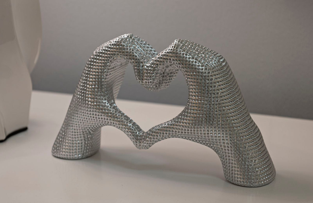 SCULTURA LOVER SILVER CM 25X7,5X13,5