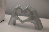 SCULTURA LOVER SILVER CM 25X7,5X13,5